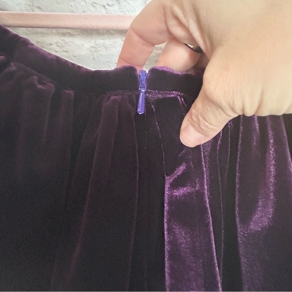 Beautiful Velvet And Ombré Off Shoulder Ruffle A-Line Maxi Dress - Picture 10 of 15